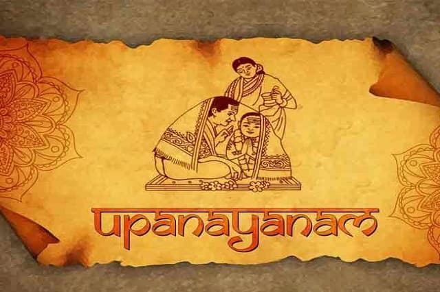 Upanayan sanskar ceremony